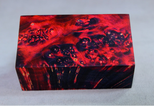 Stabilized Maple Burl Wood Mod Block